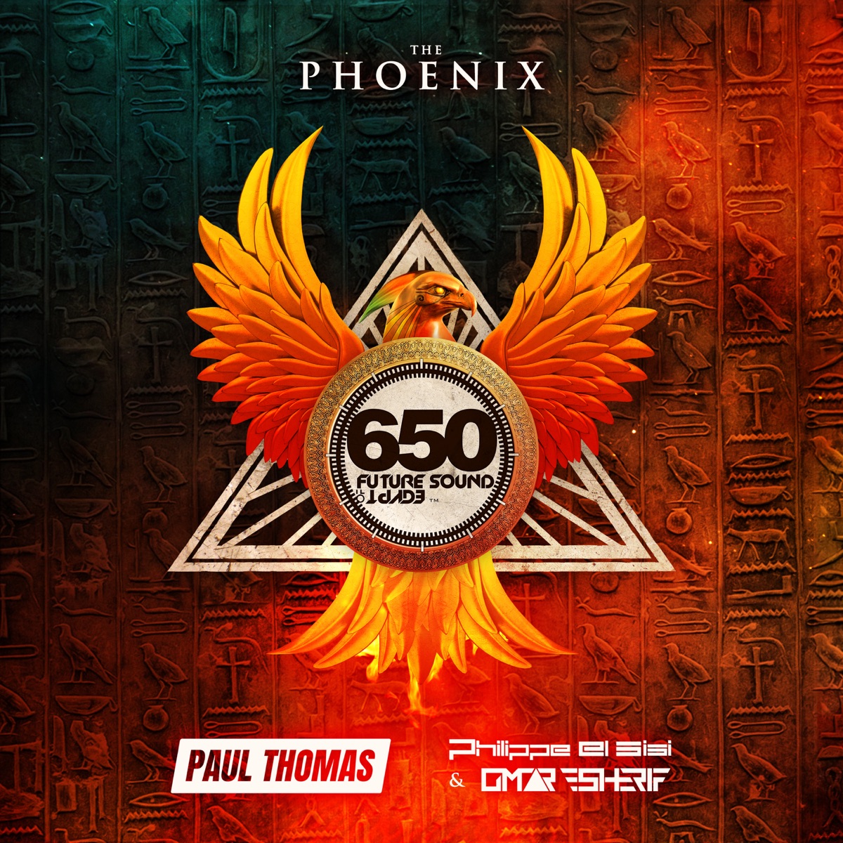 Future Sound of Egypt 650 - The Phoenix (Paul Thomas & Philippe el Sisi vs. Omar Sherif) by Paul Thomas, Philippe El Sisi & Omar Sherif album cover