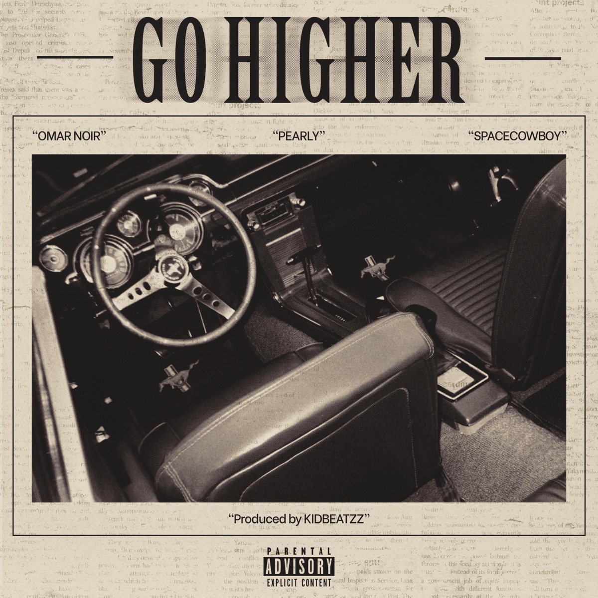 GO HIGHER (feat. Omar Noir & SPACECOWBOY) - Single by Pearly album cover