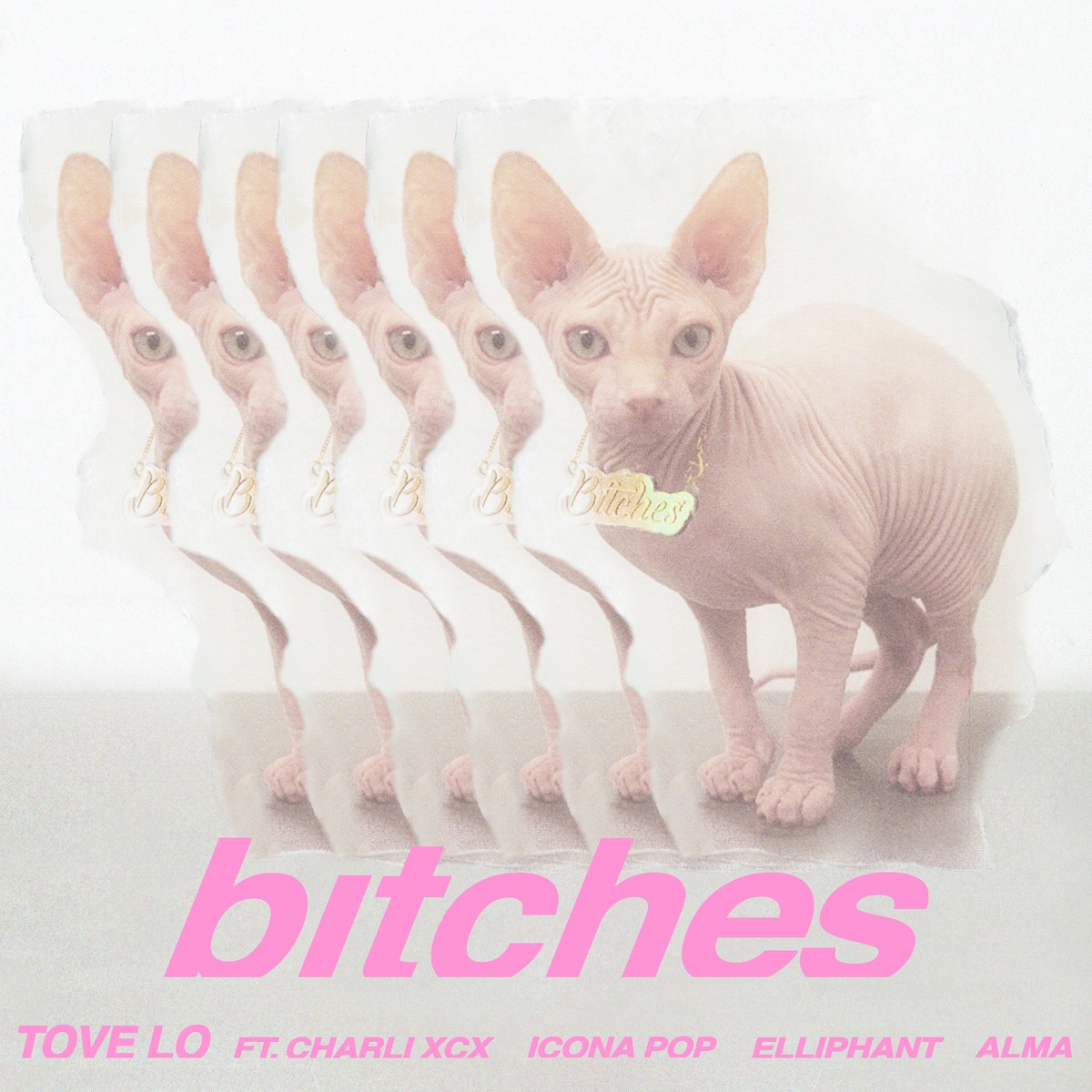 bitches - Single by Tove Lo, Charli xcx, Icona Pop, Elliphant & ALMA album cover artwork
