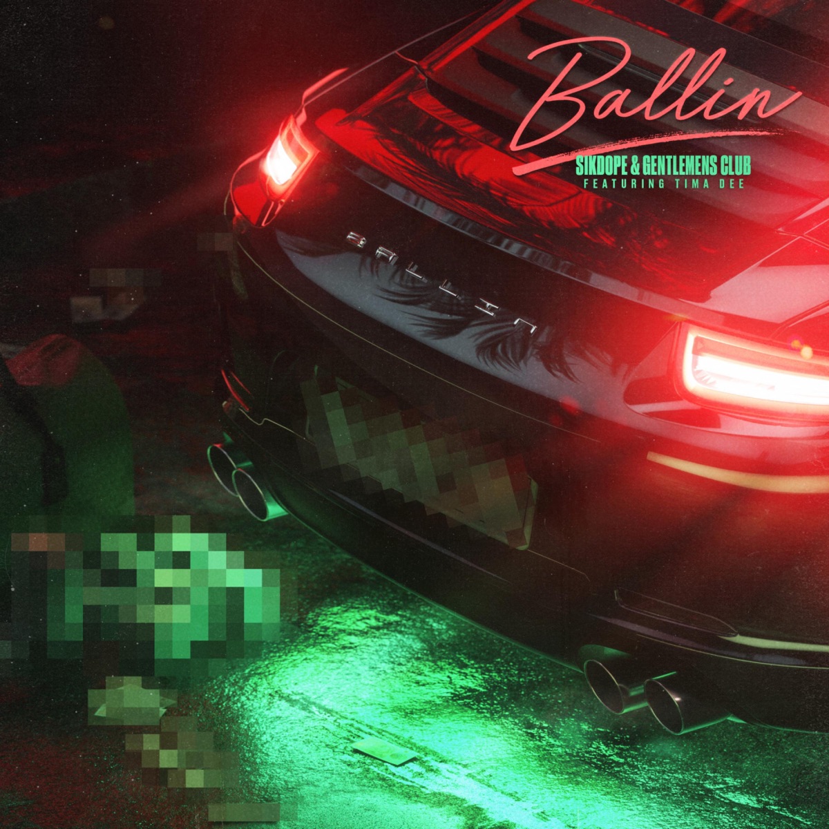 Ballin - Single by Sikdope, Gentlemens Club & Tima Dee album cover