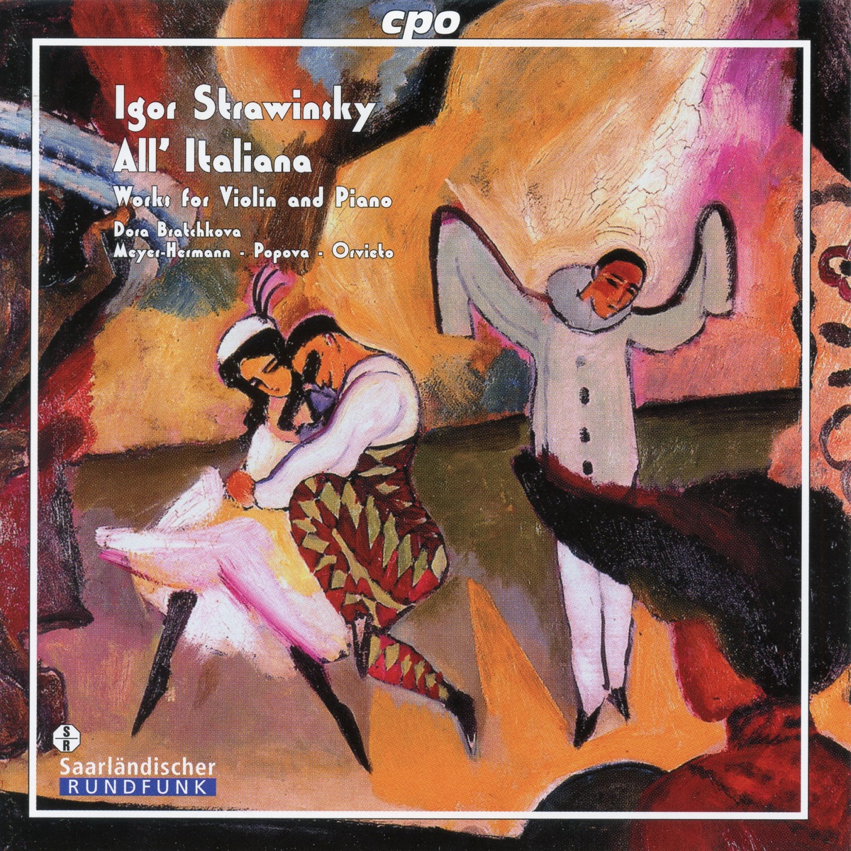 Stravinsky: Works for Violin & Piano by Dora Bratchkova, Andreas Meyer-Hermann, Aldo Orvieto & Violeta Popova album cover