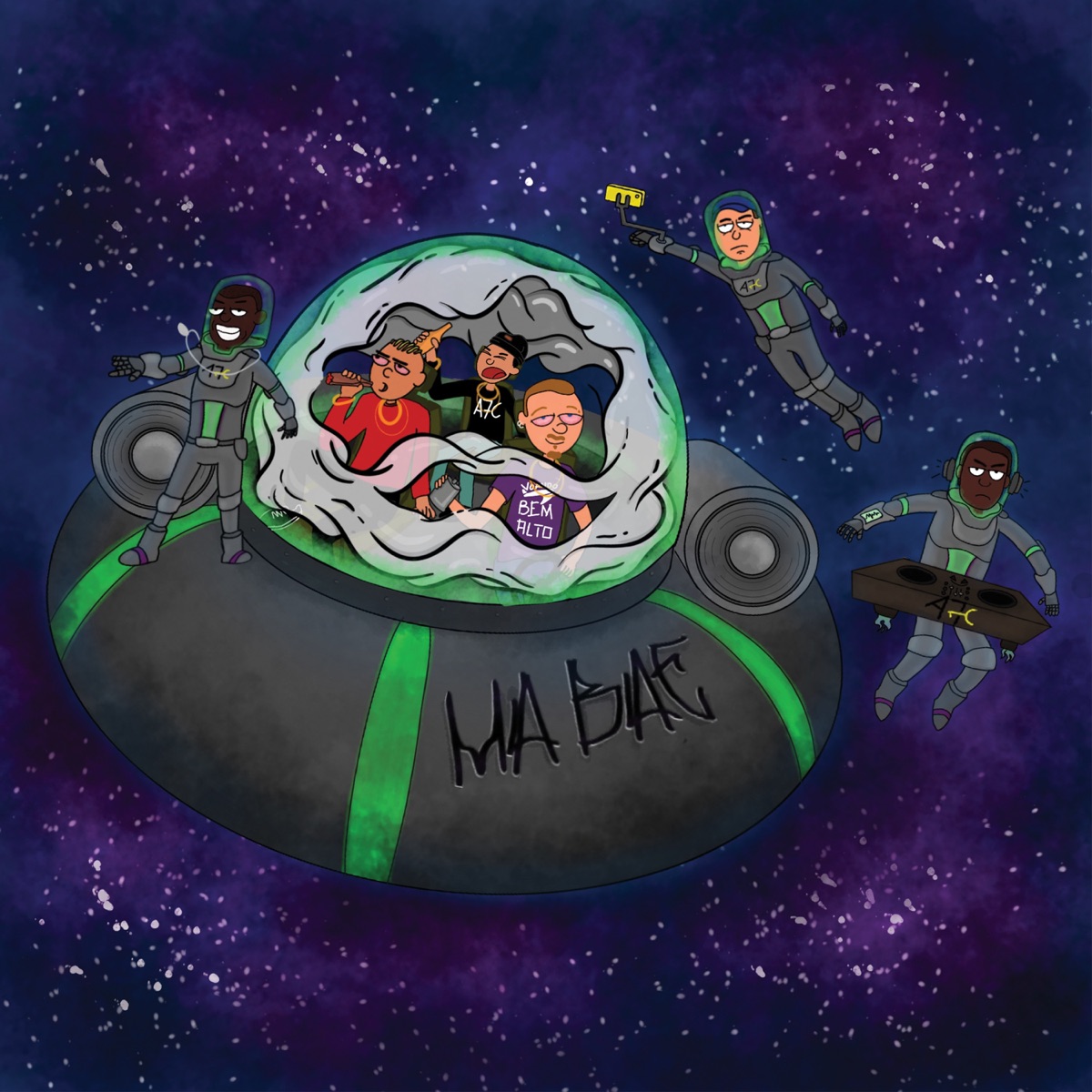 Ma Bae - Single by A7Chave, Kzzu, Godog & MxTH album cover