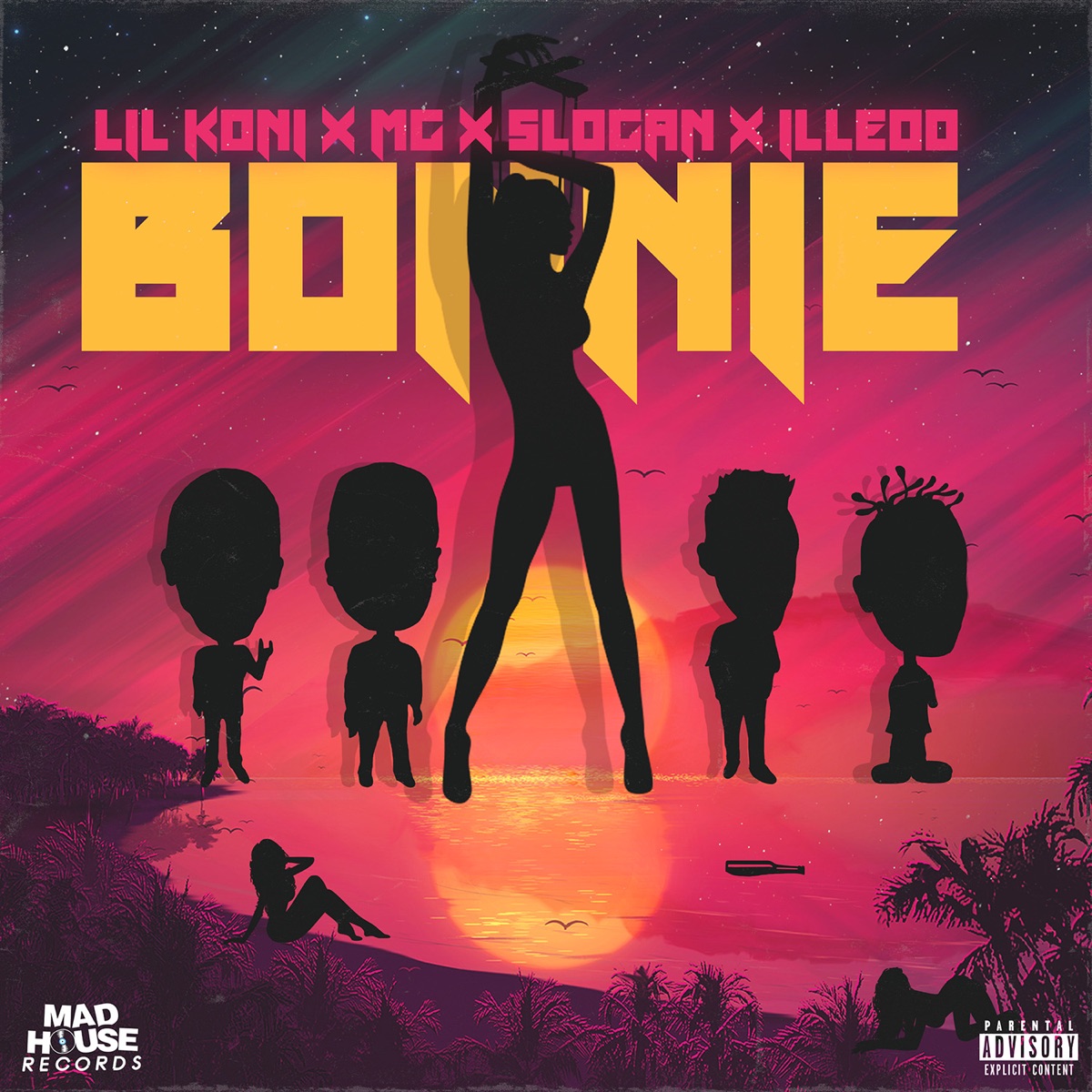 Bonnie (feat. iLLEOo) - Single by Lil Koni, MG & Slogan album cover