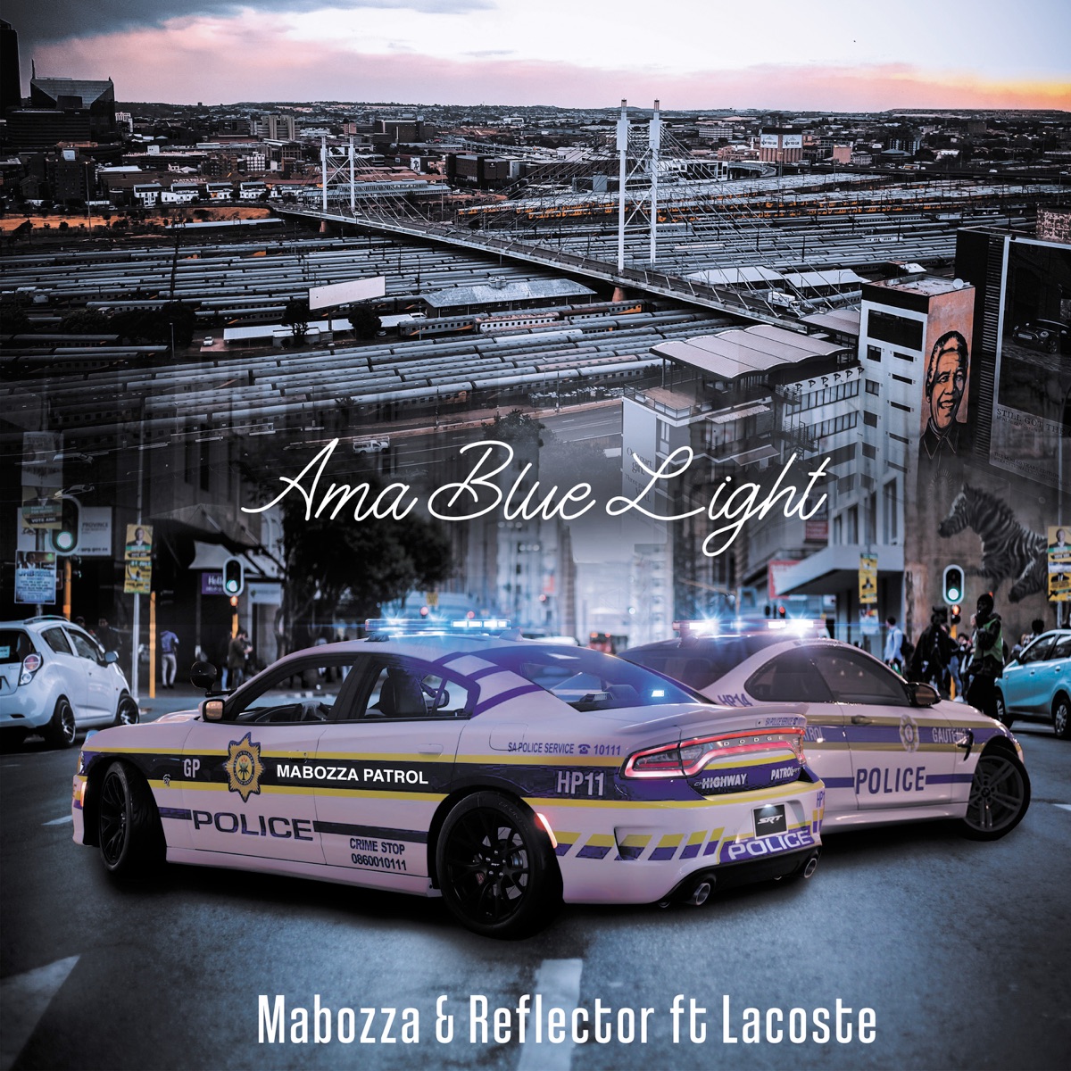 Ama Blue Light (feat. Lacoste) - Single by Mabozza & Reflector album cover