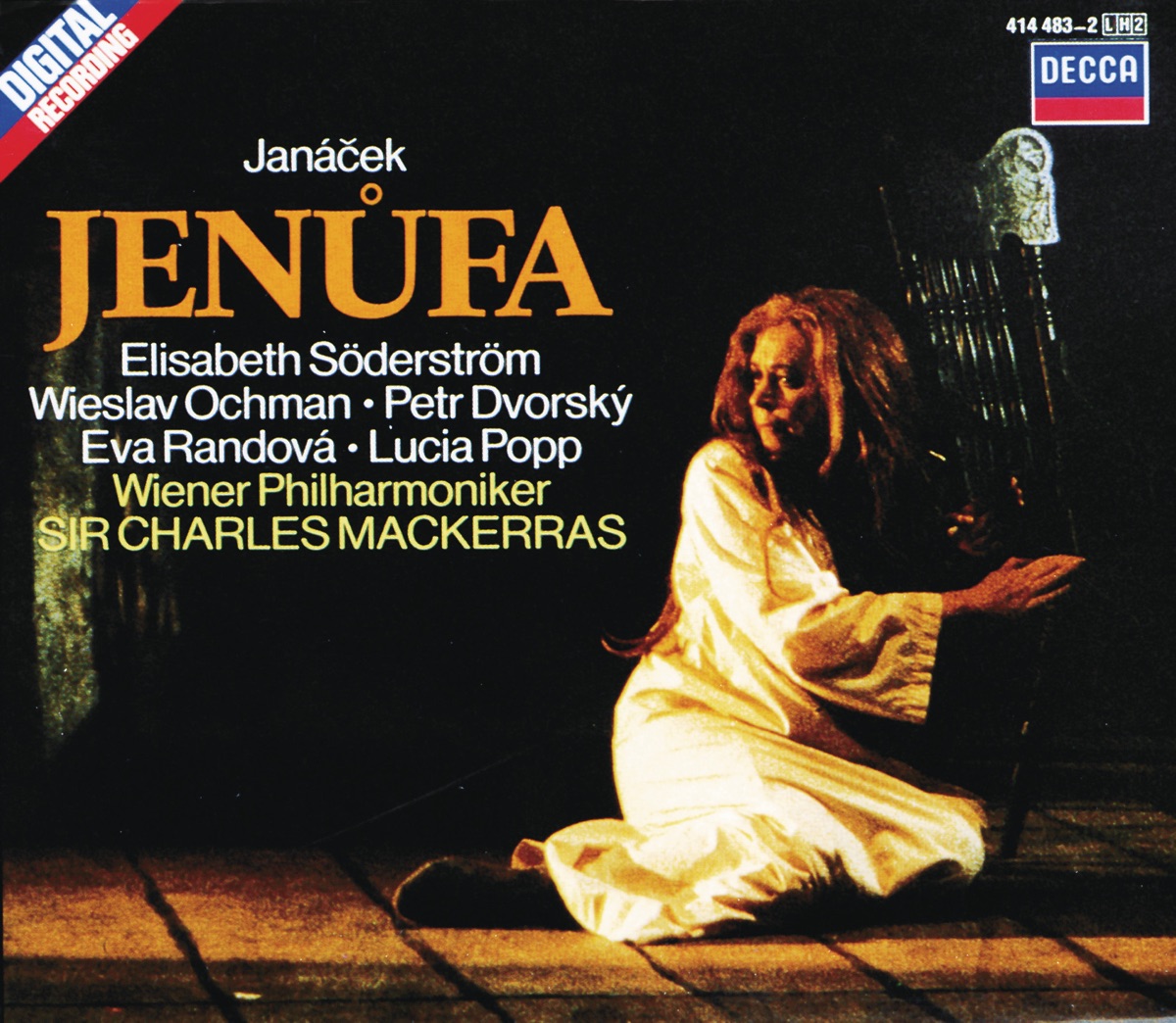 Janácek: Jenufa by Elisabeth Söderström, Eva Randová, Peter Dvorský, Sir Charles Mackerras, Vienna Philharmonic & Wieslaw Ochman album cover