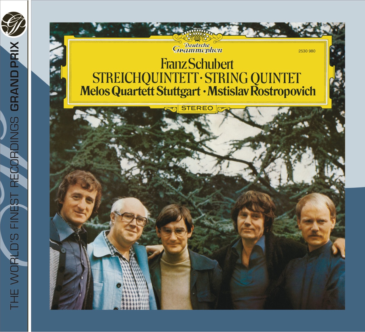 Schubert: String Quintet, D. 956 by Mstislav Rostropovich & Melos Quartett album cover