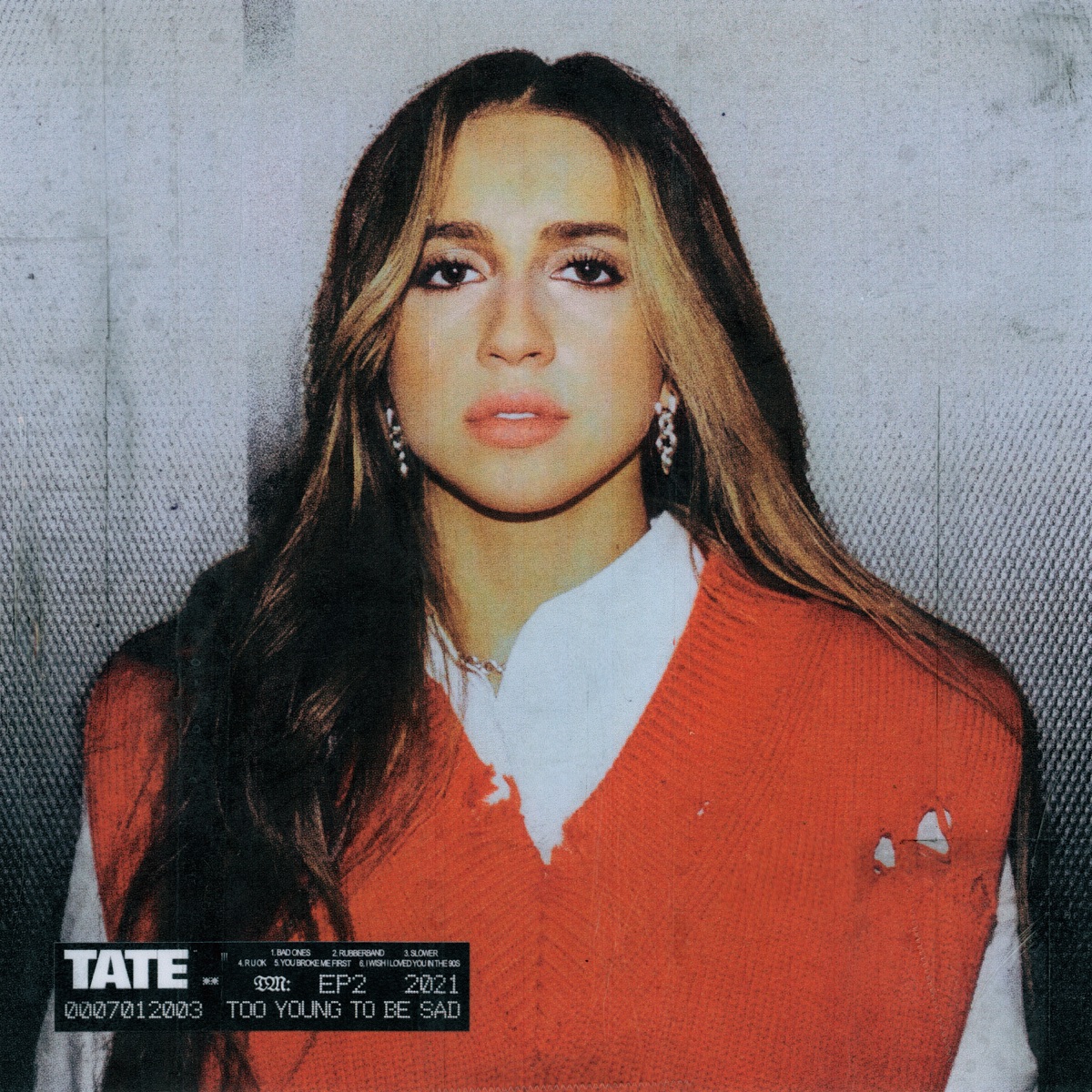 TOO YOUNG TO BE SAD - EP by Tate McRae album cover