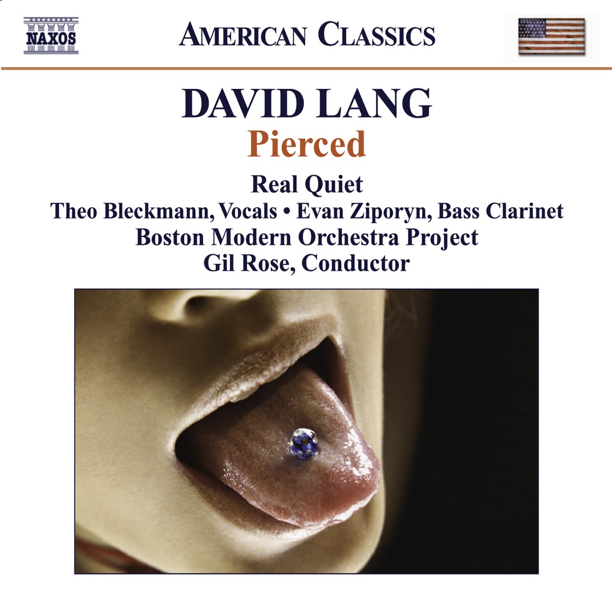 Lang: Pierced by Gil Rose, Real Quiet, Boston Modern Orchestra Project, Evan Ziporyn, Felix Fan & Andrew Russo album cover
