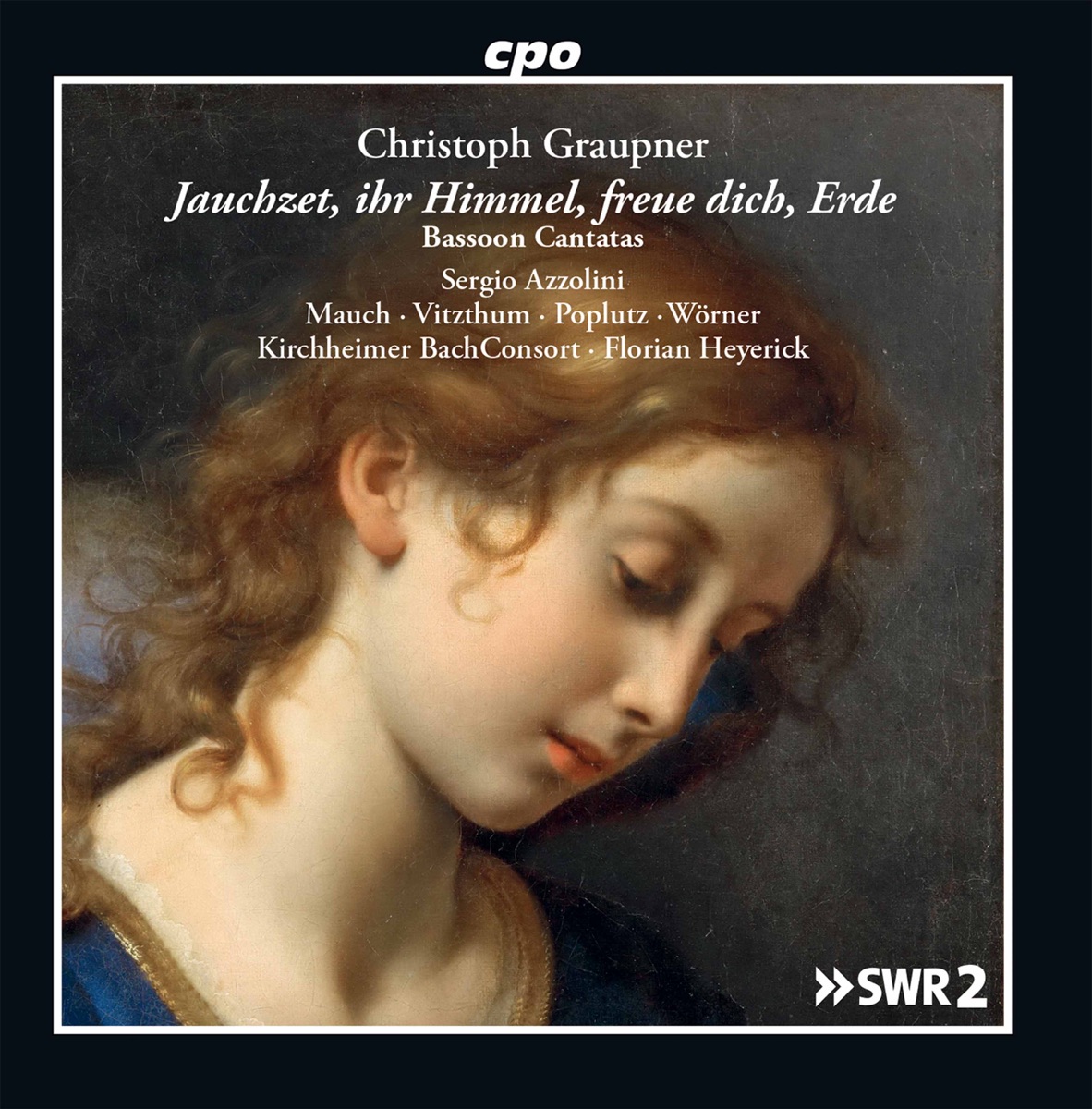 Graupner: Bassoon Cantatas by Sergio Azzolini, Kirchheimer BachConsort & Florian Heyerick album cover