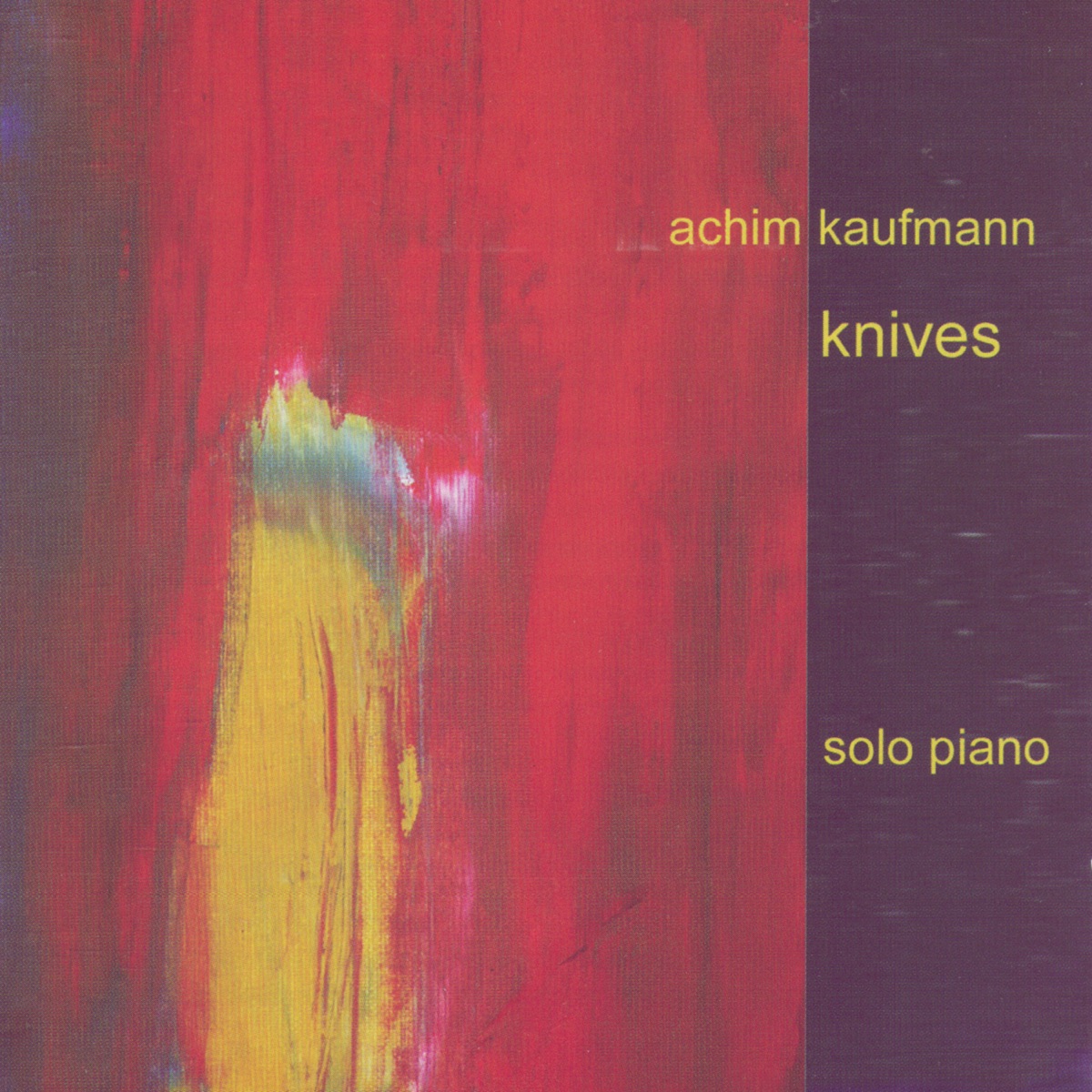 Knives by Achim Kaufmann album cover