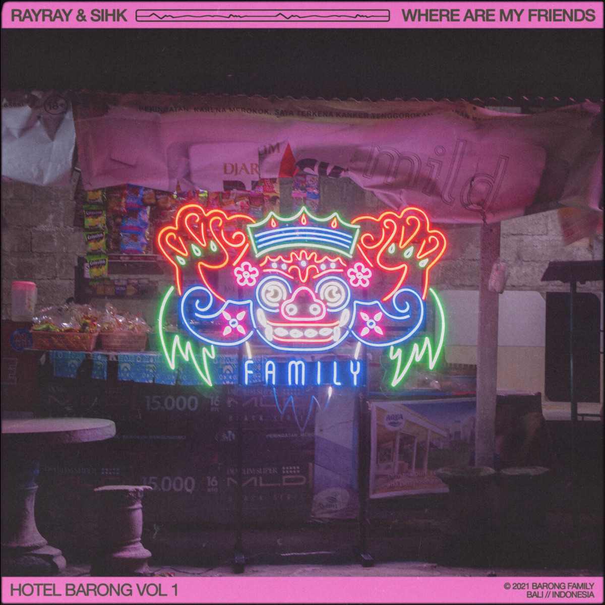 Where Are My Friends - Single by RayRay & Sihk album cover