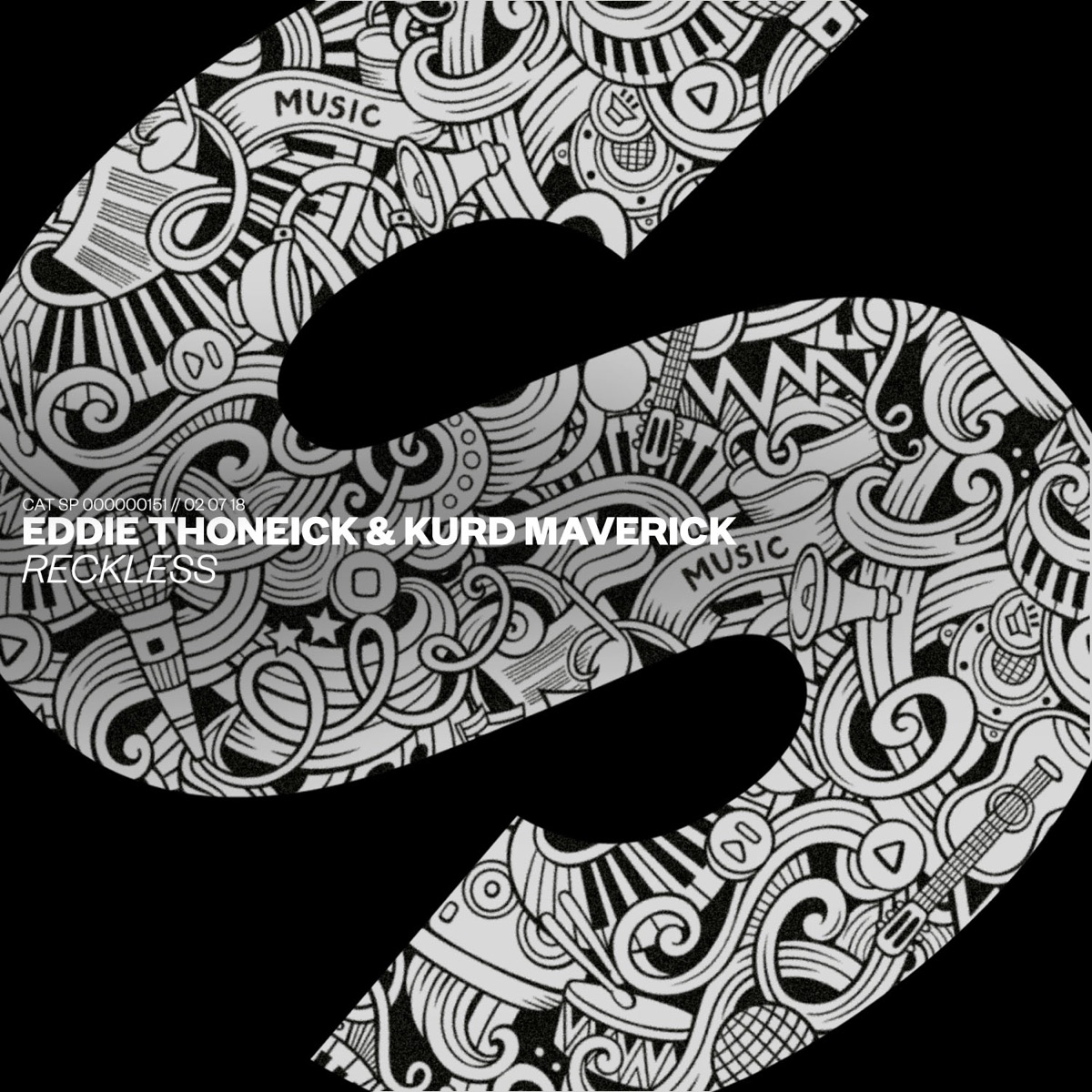 Reckless - Single by Eddie Thoneick & Kurd Maverick album cover
