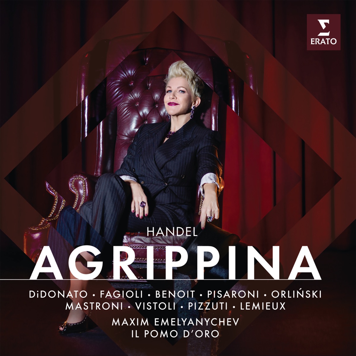 Handel: Agrippina by Joyce DiDonato, Franco Fagioli, Elsa Benoit, Luca Pisaroni, Jakub Józef Orliński, Il Pomo d'Oro, Maxim Emelyanychev, Andrea Mastroni, Carlo Vistoli, Biagio Pizzuti & Marie Nicole Lemieux album cover
