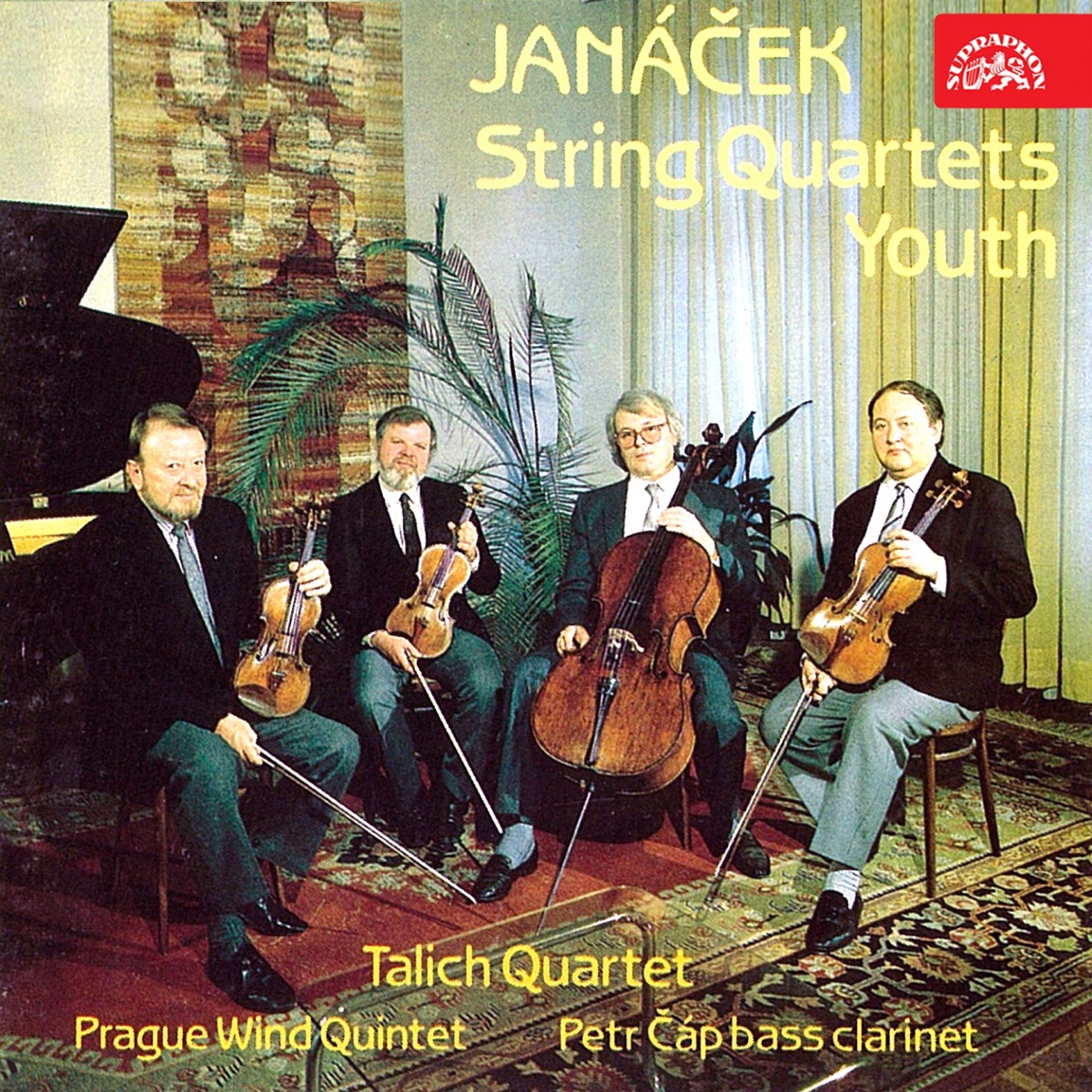 Janáček: String Quartets, Youth by Petr Čáp, Talich Quartet & Prague Wind Quintet album cover