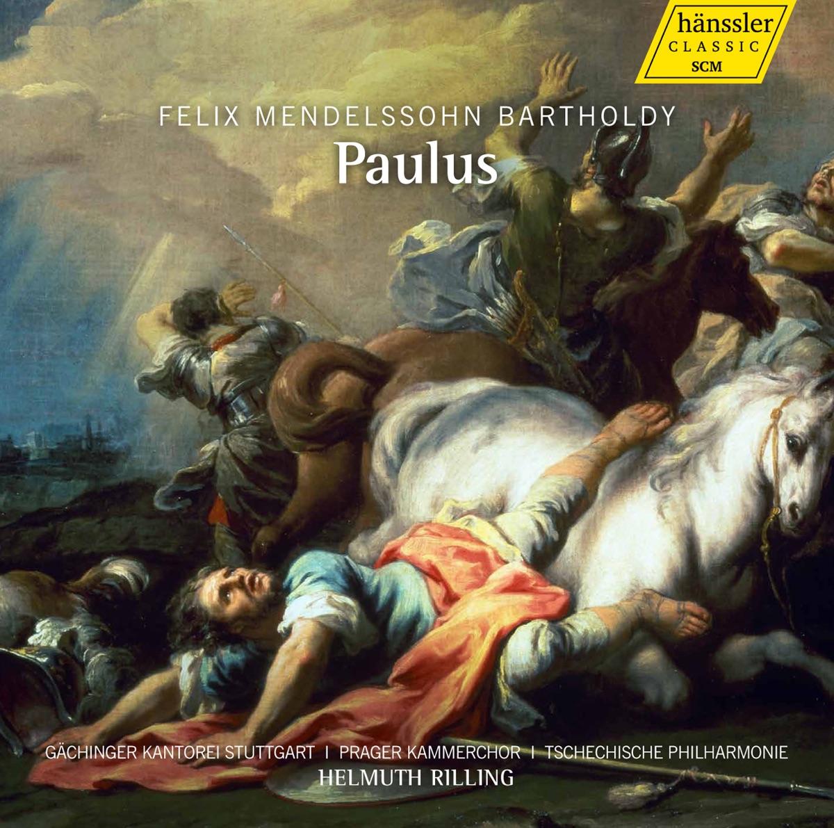 Mendelssohn: Paulus (St. Paul), Op. 36 by Helmuth Rilling, Czech Philharmonic, Prague Chamber Chorus & Gächinger Kantorei Stuttgart album cover