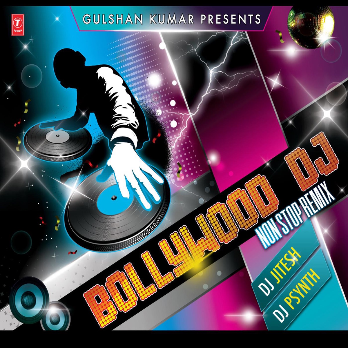Bollywood Dj Non Stop Remix by Bappi Lahiri, Shreya Ghoshal, Abhay Deol, Abhishek Nainwal, Aishwarya Bhaskaran, Akon, Amrita Kak, Anoushka Manchanda, Anushka Manchanda, Arijit, Bob, Diljit, Earl Edgar D, Farhan Akhtar, Hamsika Iyer, Hrithik Roshan, Javed Ali, KK, Kamal Khan, Keerthi Sagathia, Dj Jitesh & Psynth album cover