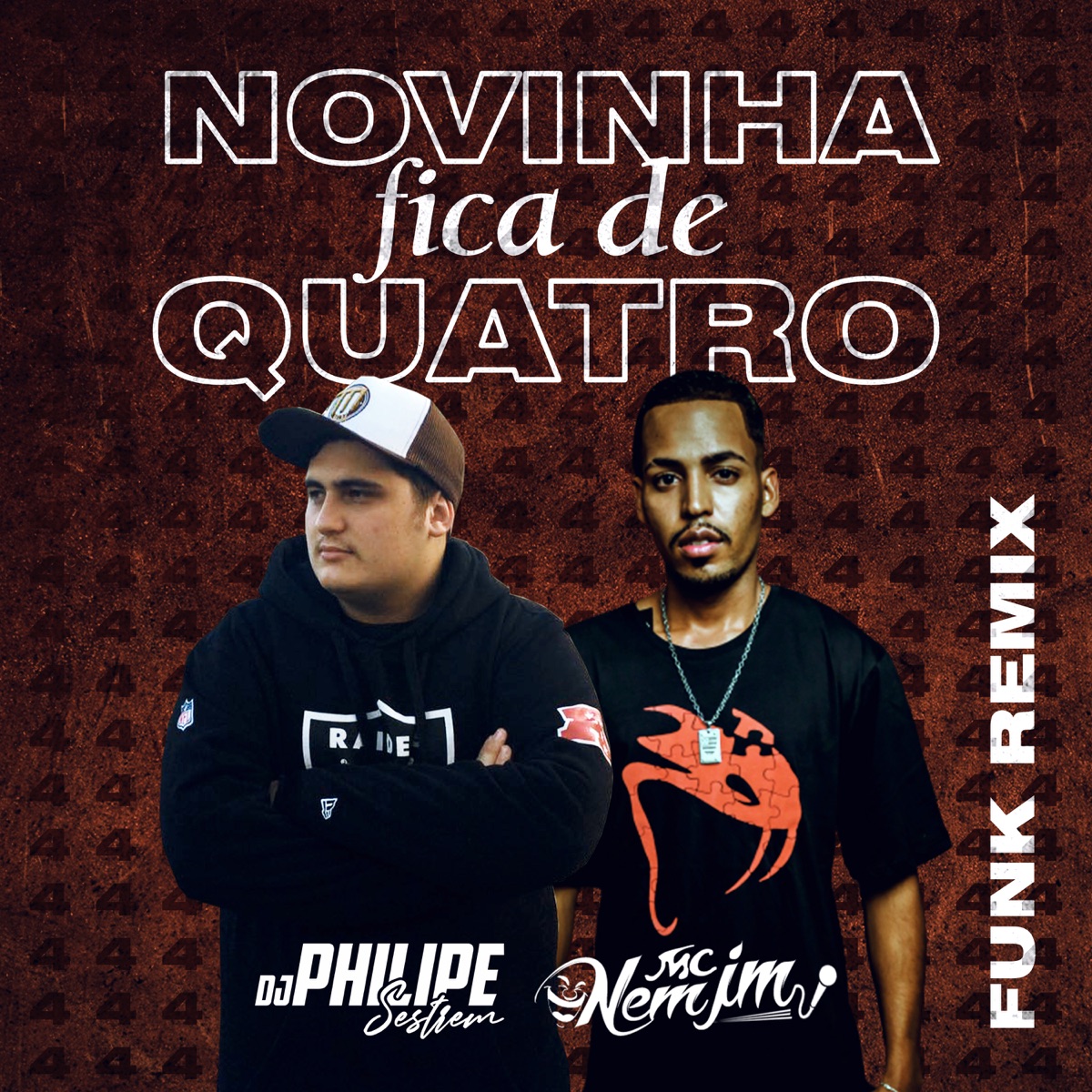 Novinha Fica De Quatro (Funk Remix) - Single by DJ Philipe Sestrem & Mc Nem Jm album cover