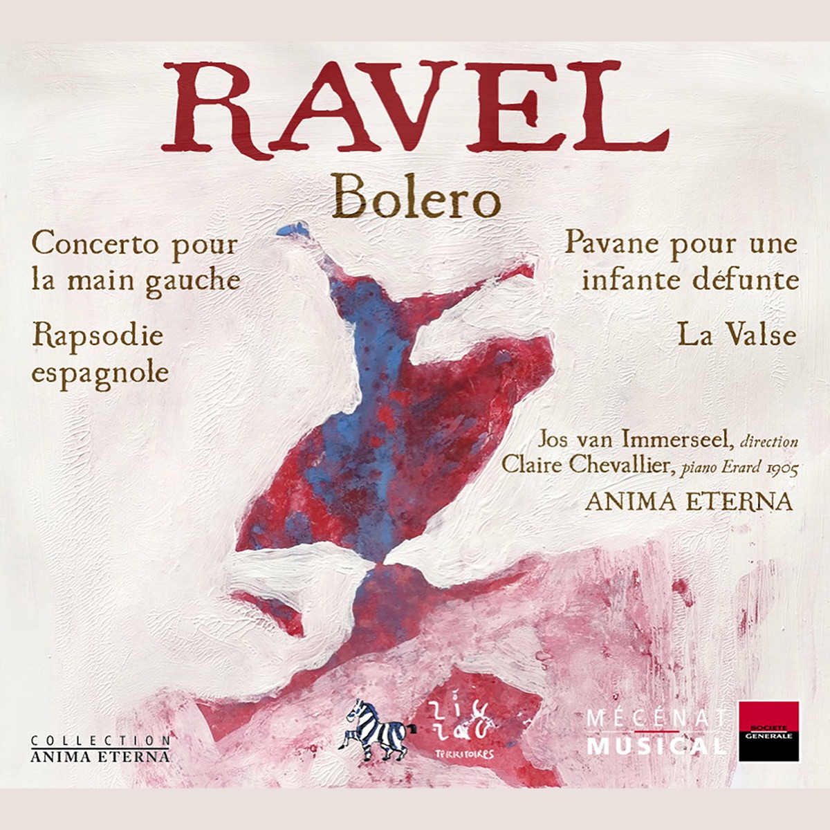 Ravel by Anima Eterna Brugge album cover