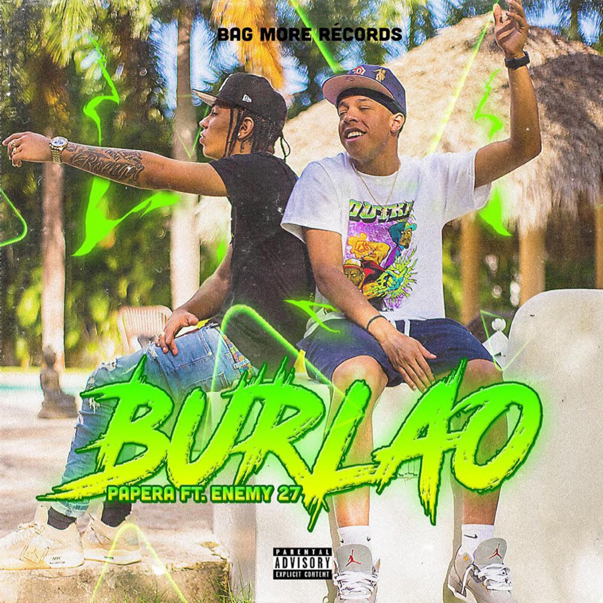 Burlao (feat. Enemy 27) - Single by Papera album cover