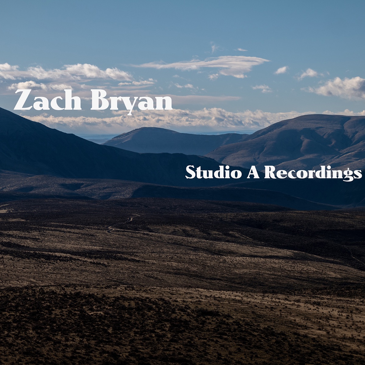Studio A Recordings (Live) - Single by Zach Bryan album cover artwork