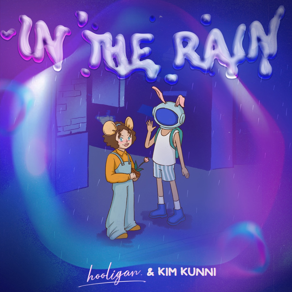 In The Rain - Single by hooligan. & Kim Kunni album cover