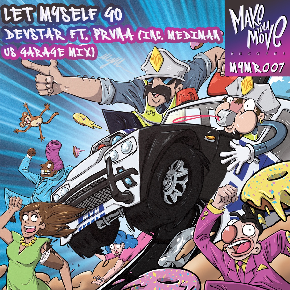Let Myself Go - Single by Devstar, PRVNA & Mediman album cover