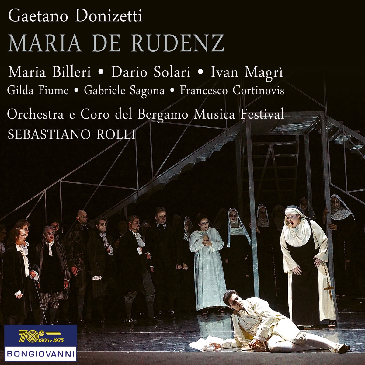 Donizetti: Maria de Rudenz by Bergamo Musica Festival Chorus, Bergamo Musica Festival Orchestra, Sebastiano Rolli, Dario Solari, Ivan Magri, Maria Billeri, Gabriele Sagona & Francesco Cortinovis album cover