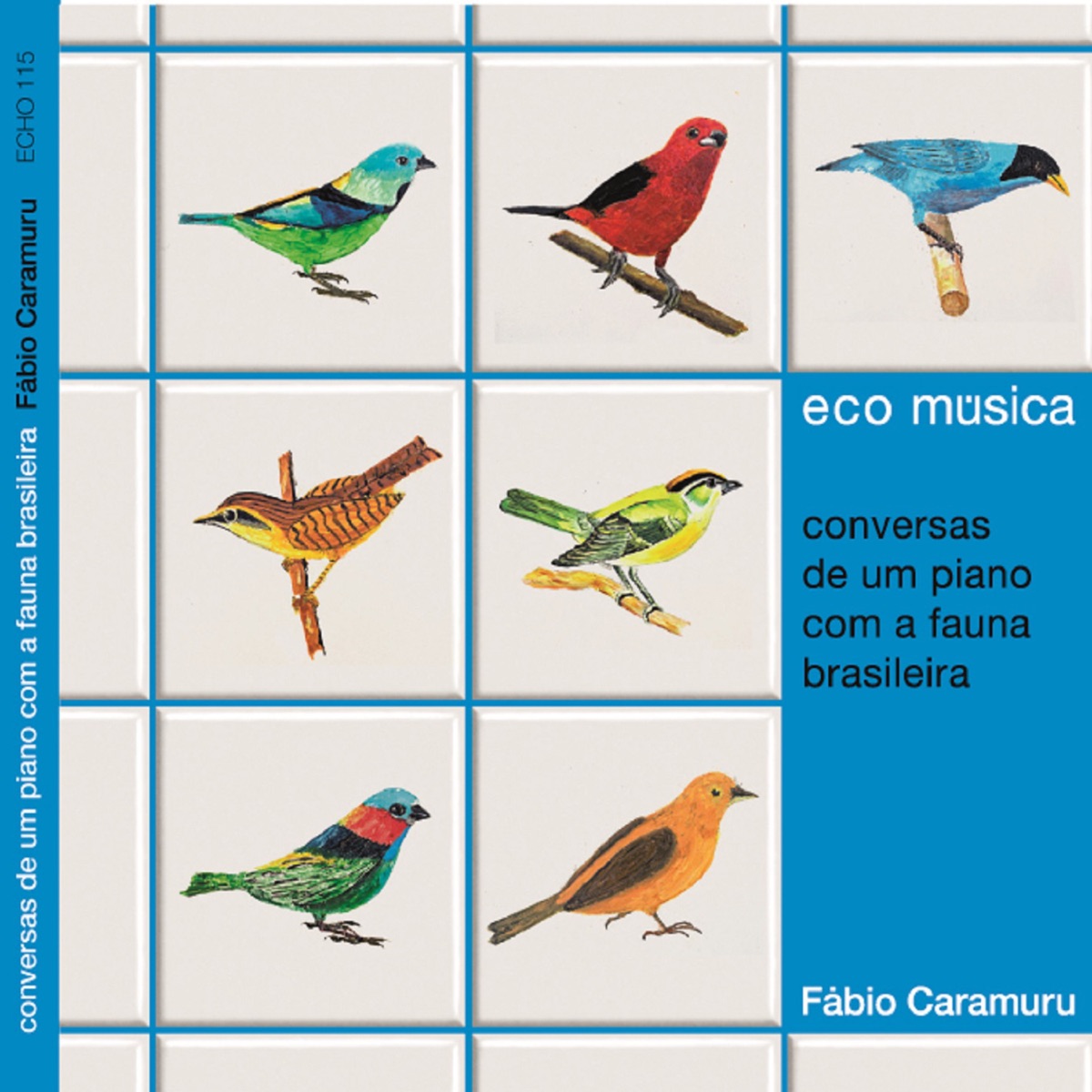 Ecomúsica: Conversas de um Piano com a Fauna Brasileira by Fábio Caramuru album cover