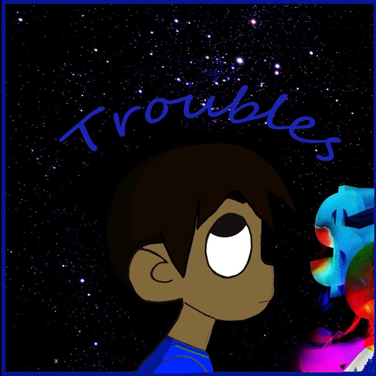 Troubles (feat. CJX) - Single by Alfie Giles album cover