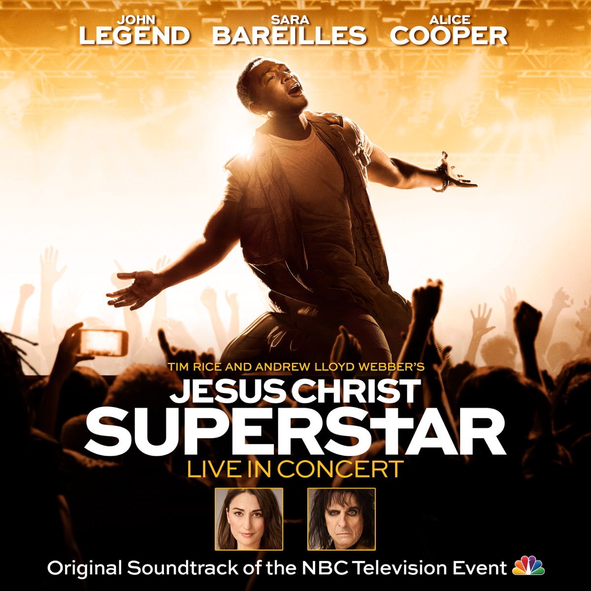 Jesus Christ Superstar: Live in Concert (Soundtrack of the 2018 NBC Television Event) by John Legend, Sara Bareilles, Alice Cooper & Brandon Victor Dixon album cover