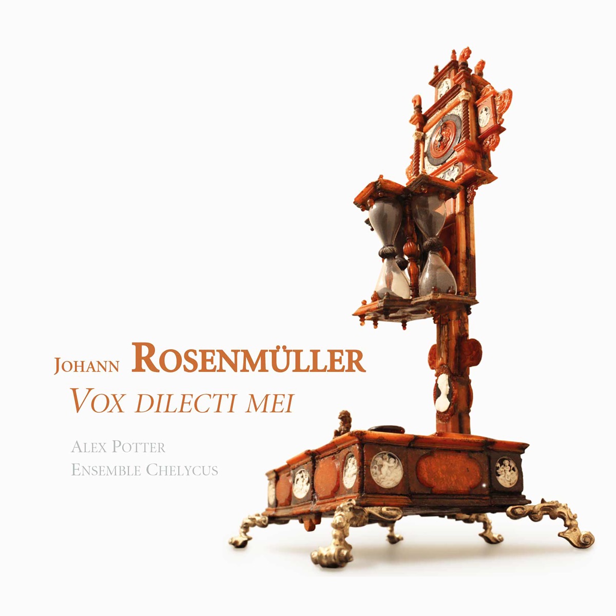 Rosenmüller: Vox dilecti mei by Alex Potter & Ensemble Chelycus album cover