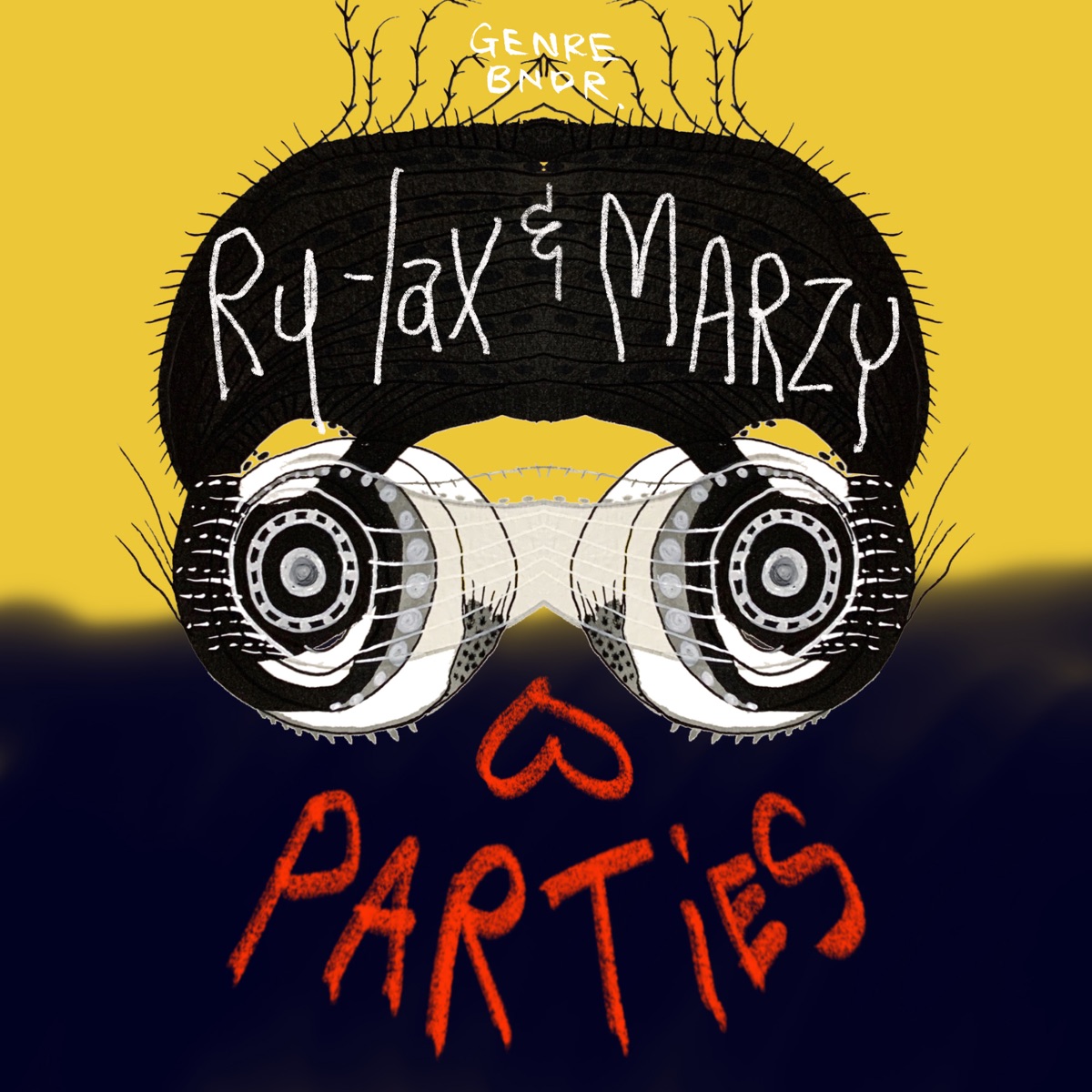 PARTiES (YUDA Remix) - Single by GENRE BNDR, Ry-lax & MARZY album cover