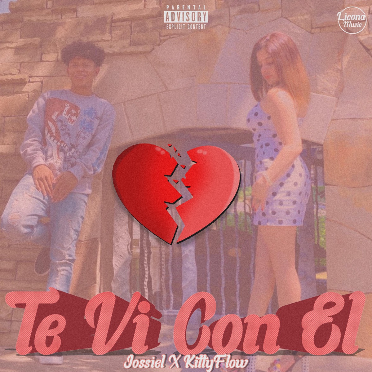 Te vi con él (feat. Kitty Kate & Dj Licona) - Single by Jossiel album cover