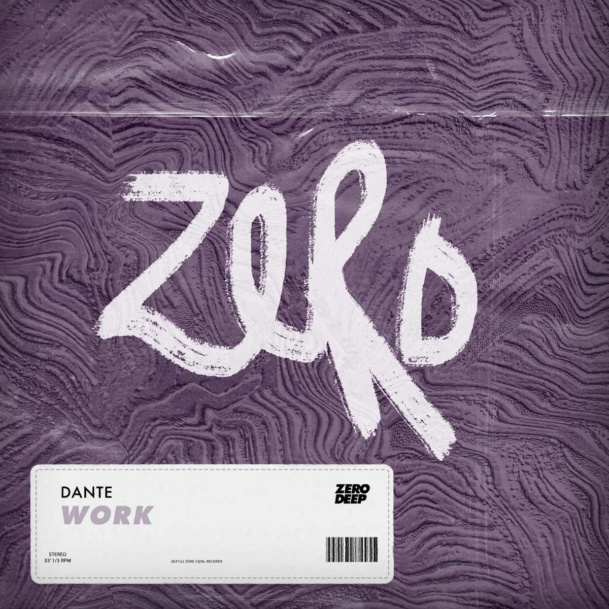 Work - Single by Dante album cover