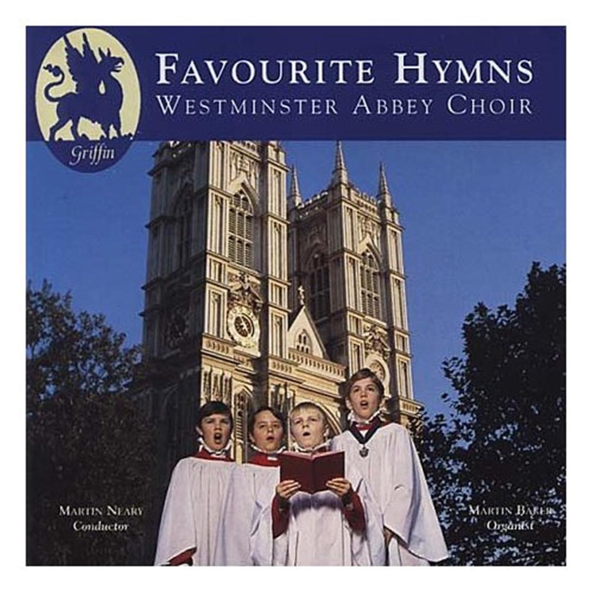 Favourite Hymns from Westminster Abbey by Westminster Abbey Choir, Martin Neary & Martin Baker album cover