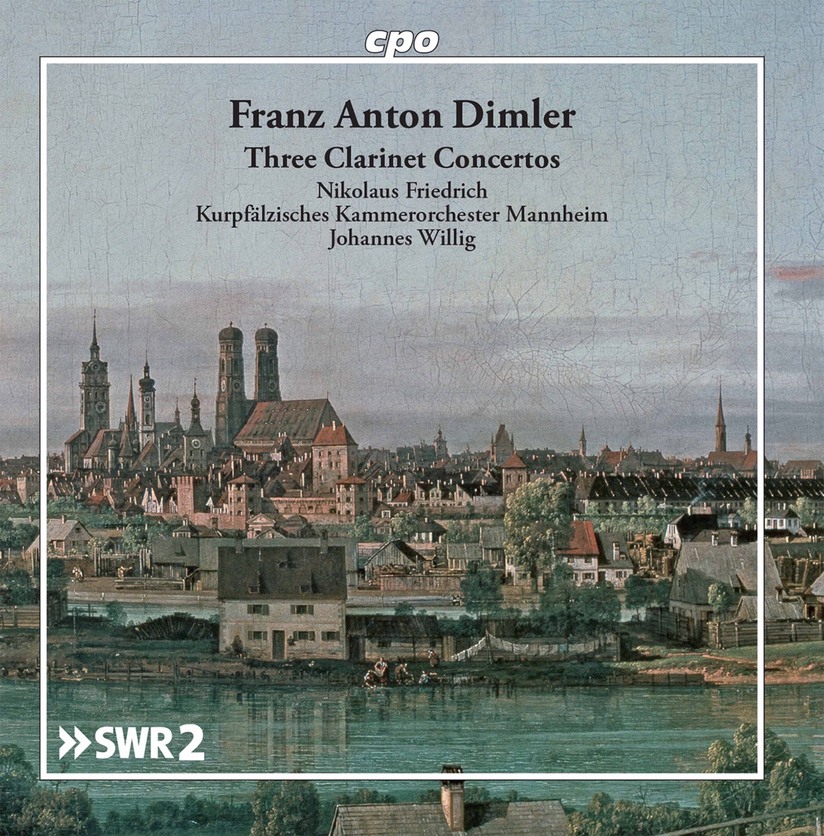 Dimler: Clarinet Concertos by Nikolaus Friedrich, Kurpfälzisches Kammerorchester Mannheim & Johannes Willig album cover