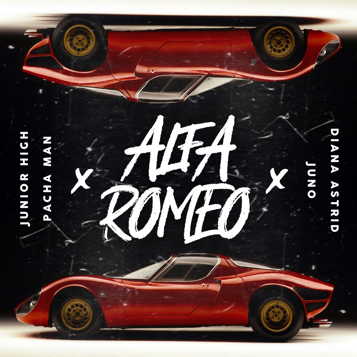 Alfa Romeo (feat. Diana Astrid) - Single by Junior High, Pacha Man & Juno album cover