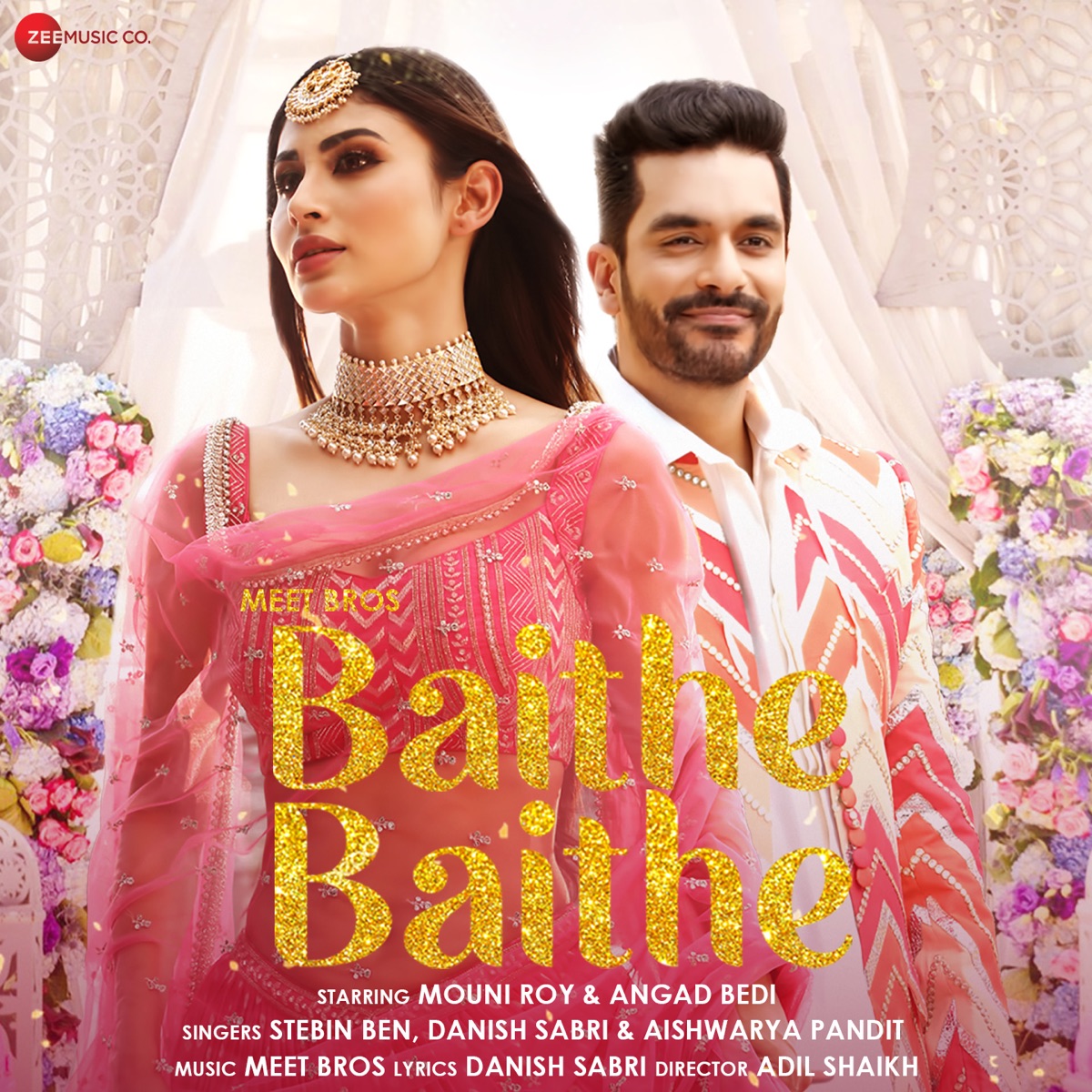 Baithe Baithe - Single by Meet Bros, Stebin Ben, Danish Sabri & Aishwarya Pandit album cover