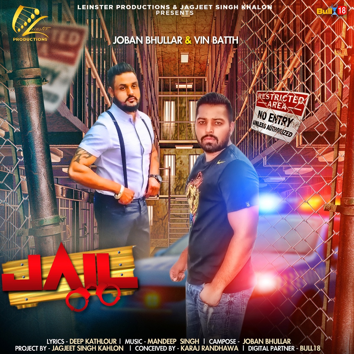 Jail (feat. Vin Batth) - Single by Joban Bhullar album cover
