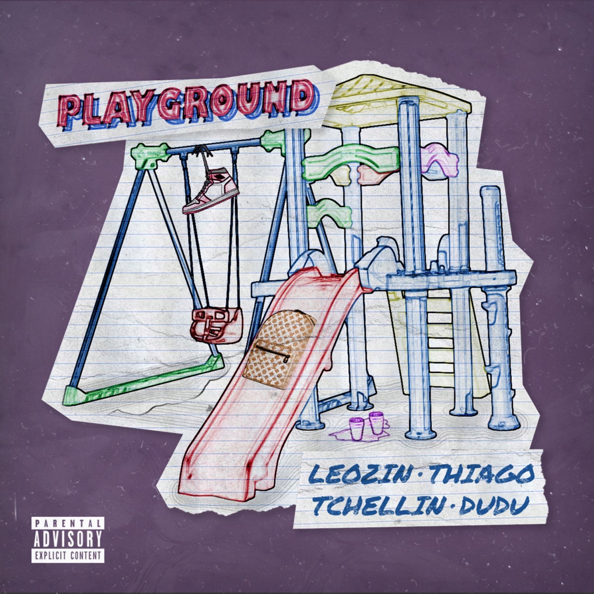 Playground (feat. Tchellin & Thiago Kelbert) - Single by Volp, Dudu & Leozin album cover