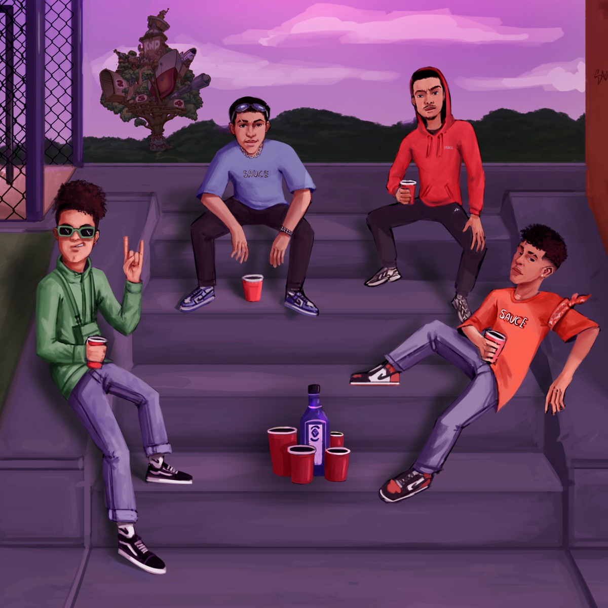 A Turma do Bairro - Single by @plugmeta, Bloock, Guima Rich, Skiter & YANK! album cover