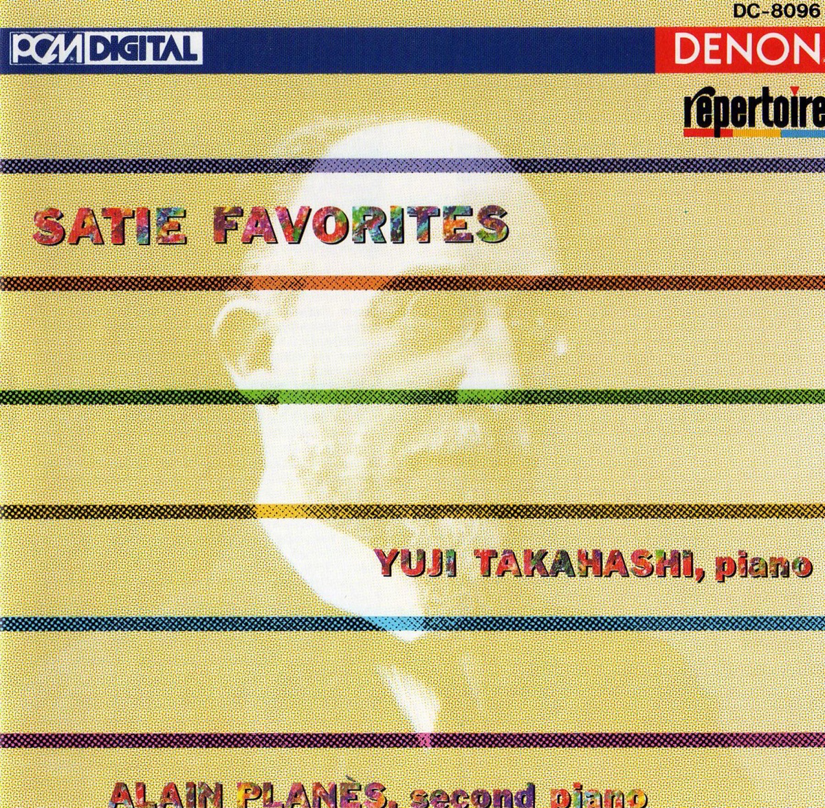 Satie: Favorites by Yūji Takahashi & Alain Planès album cover