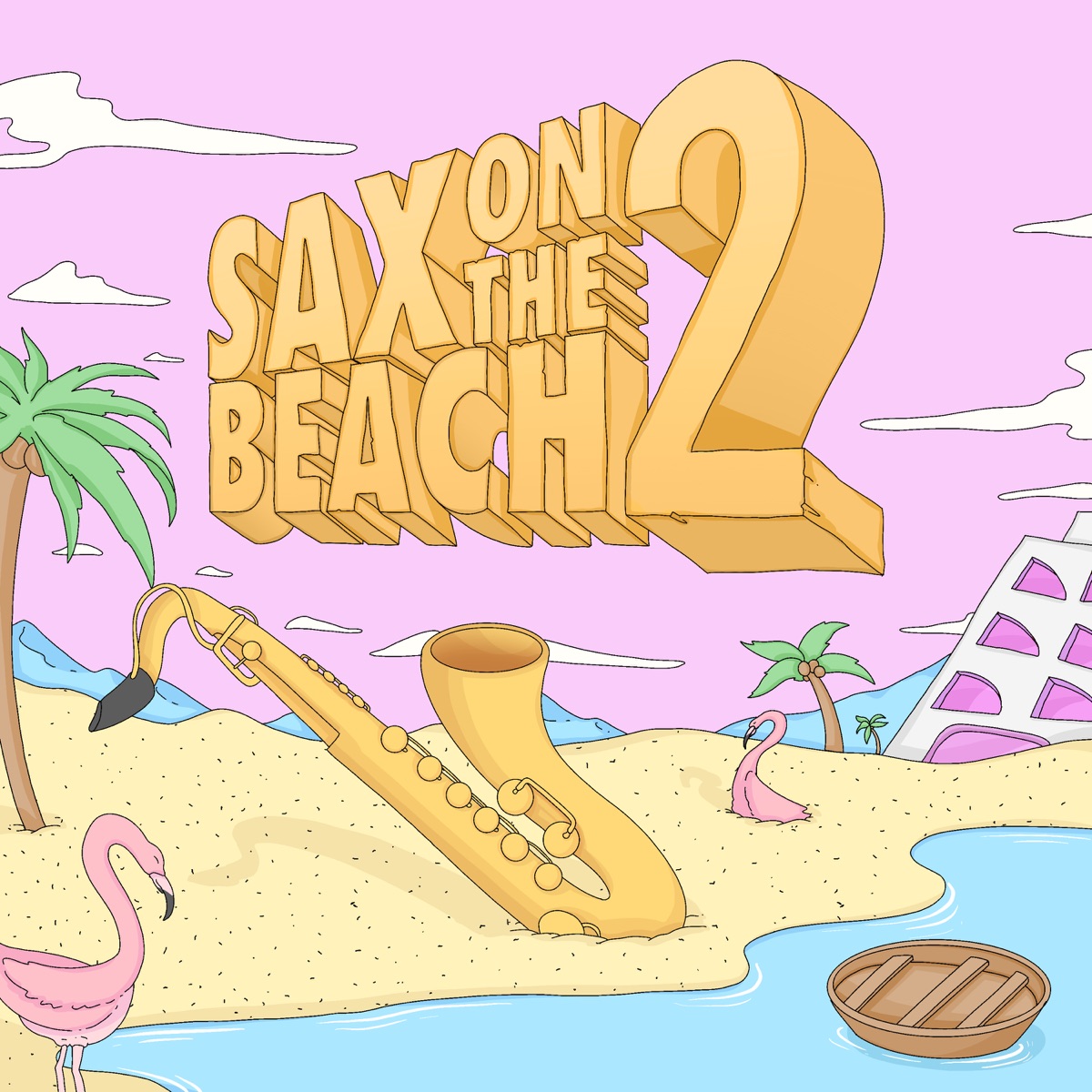 Sax on the Beach 2 - EP by Deep Chills & Karsten Belt album cover