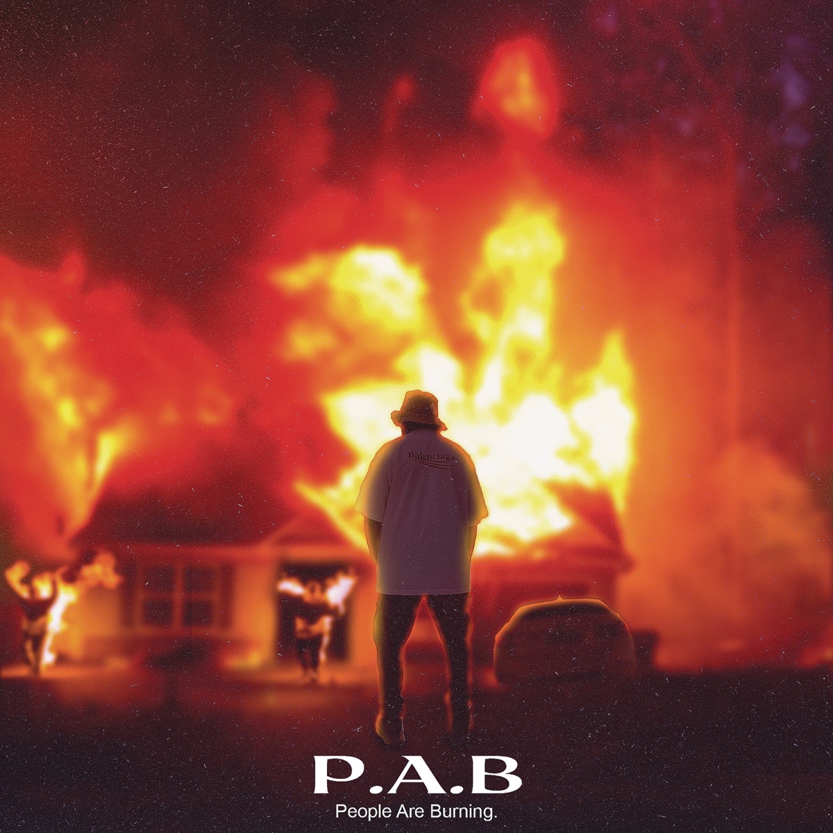 P.A.B (People Are Burning) [feat. Madanon] - Single by QUE DJ album cover