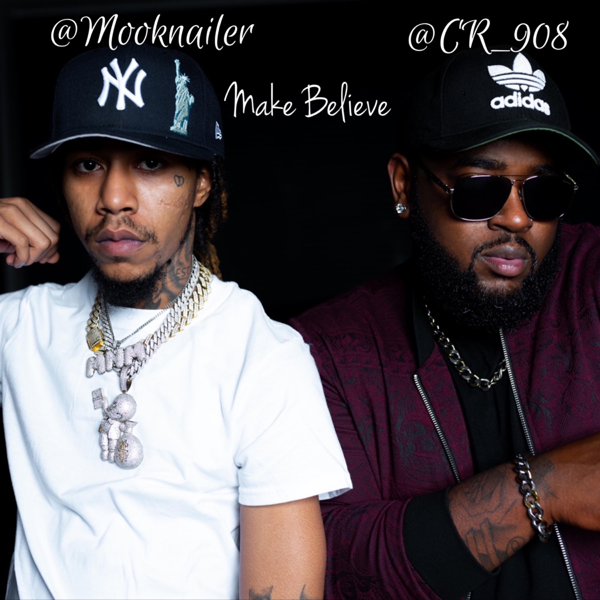 Make Believe (feat. Mooknailer) - Single by CR 908 album cover