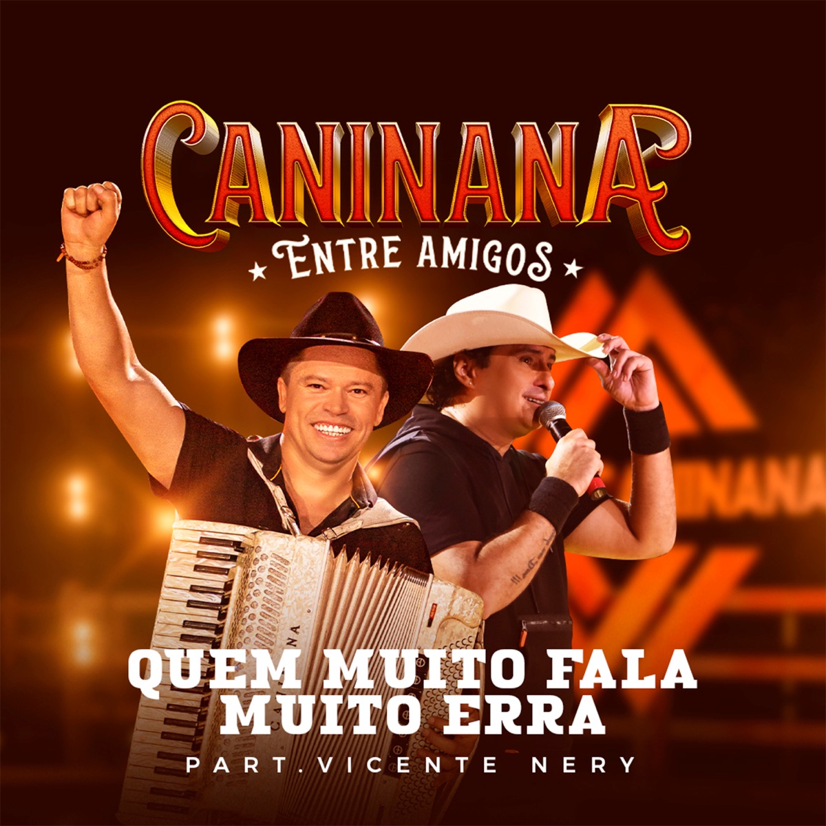 Quem Muito Fala Muito Erra - Single by Caninana & Vicente Nery album cover