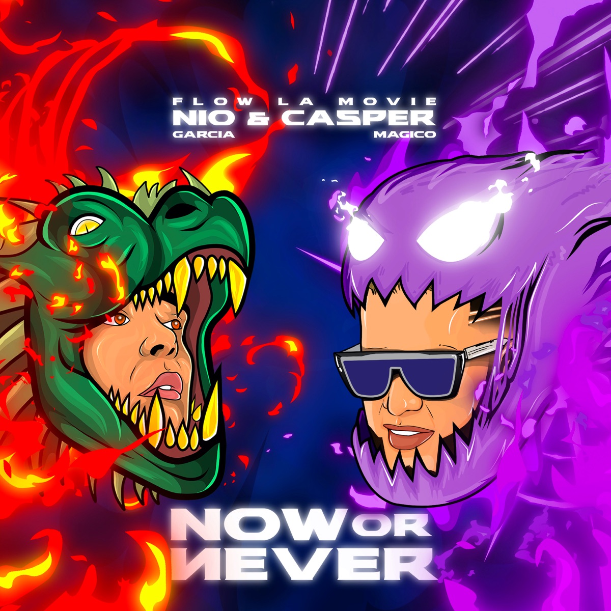 Now Or Never by Nio García & Casper Mágico album cover