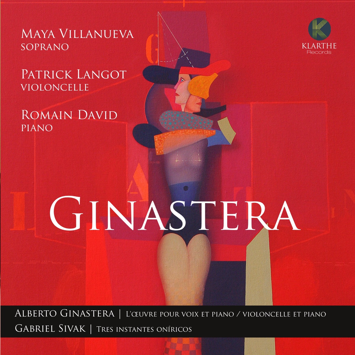 Ginastera by Patrick Langot, Maya Villanueva & Romain David album cover