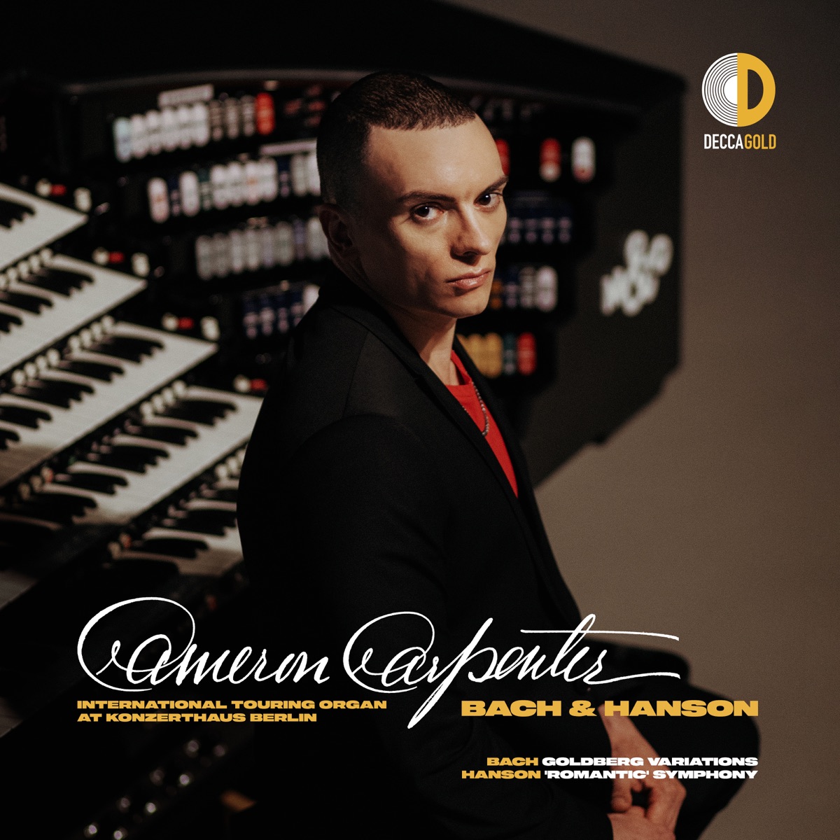Bach & Hanson by Cameron Carpenter album cover