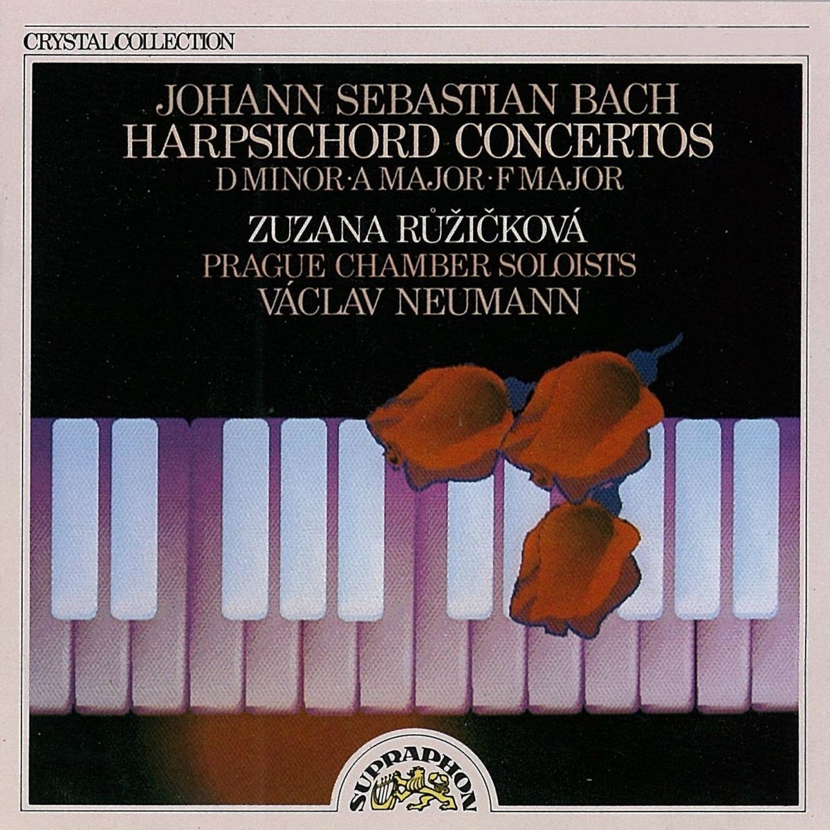 Bach: Harpsichord Concertos by Zuzana Růžičková, Miloslav Klement, Karel Klement, Václav Neumann & Prague Chamber Soloists album cover